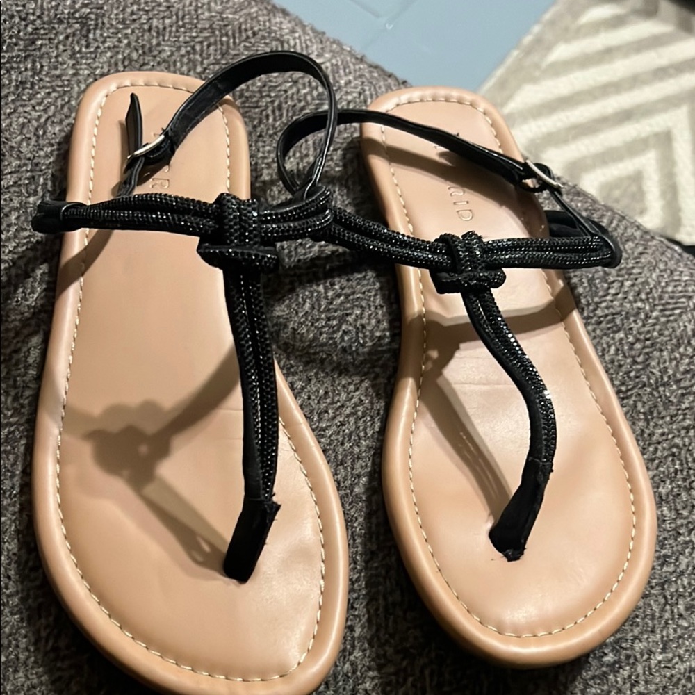 Torrid Black Strappy Sandals